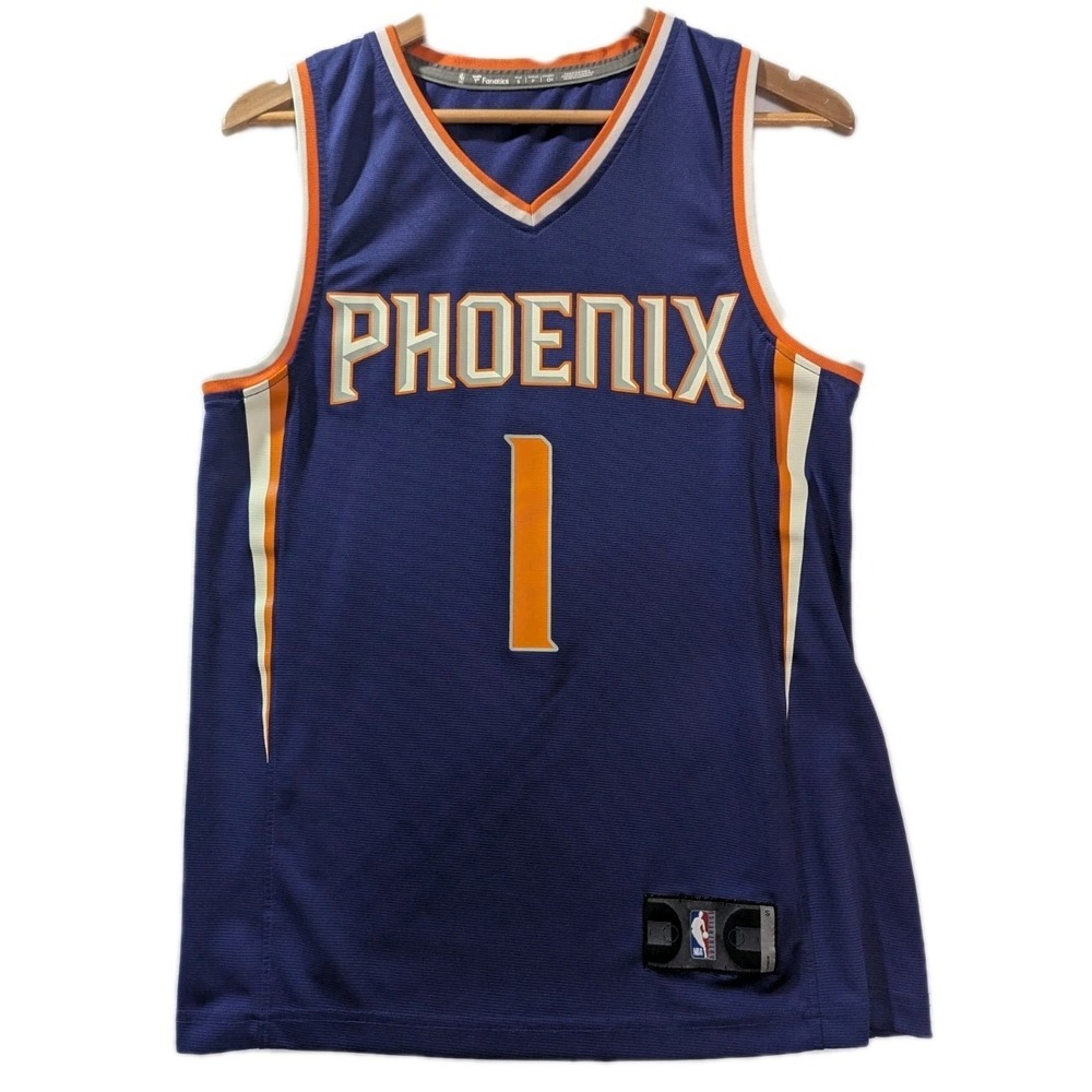 Phoenix Suns Devin Booker #1 NBA Fanatics Jersey‎ Men's Small Purple
